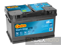 Akumulator 12V 65Ah CENTRA START-STOP EFB CL652