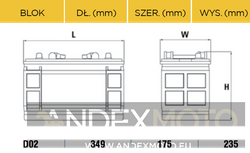 Akumulator 12V 110Ah VOLTMASTER 61047