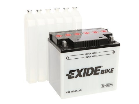 Battery 12V 28Ah E60-N24AL-B EXIDE Bike
