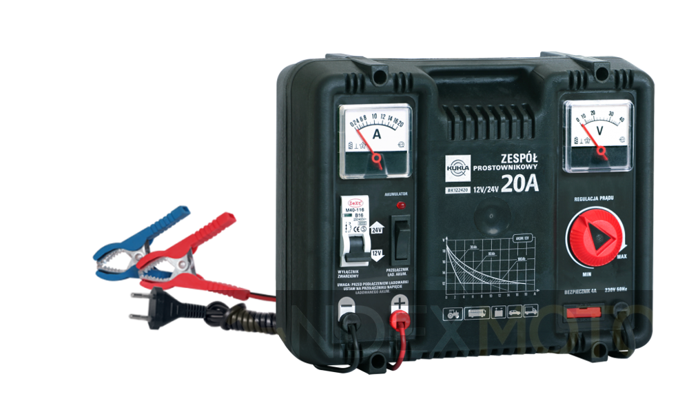 Prostownik BK 12 V/24V 20A