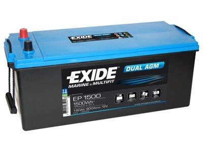 Akumulator 12V 180Ah EXIDE DUAL AGM EP1500