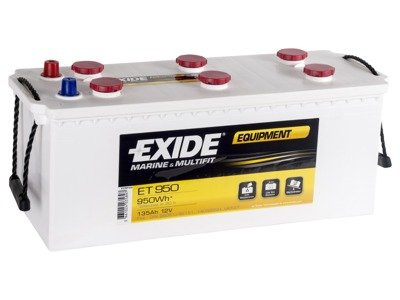 Battery 12V 135Ah EXIDE EQUIPMENT ET950