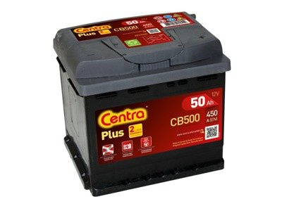 Akumulator 12V 50Ah CENTRA PLUS CB500 S4002 C22 C6