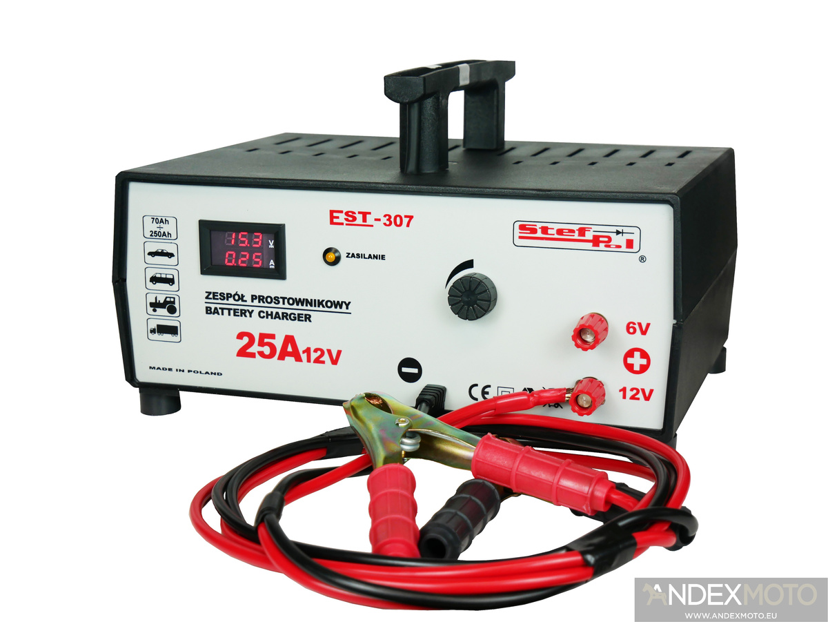 Prostownik EST-307 6V/12V/25A