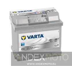 Akumulator 12V 52Ah C6 VARTA Silver