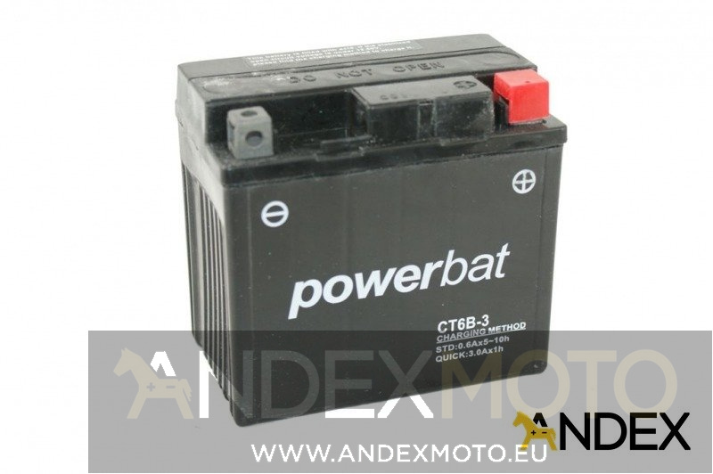 Akumulator Powerbat 6Ah CT6-B3 YT6-B3 ET6-B3