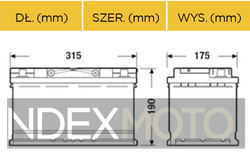 Akumulator 12V  80Ah CENTRA START-STOP EFB CL800