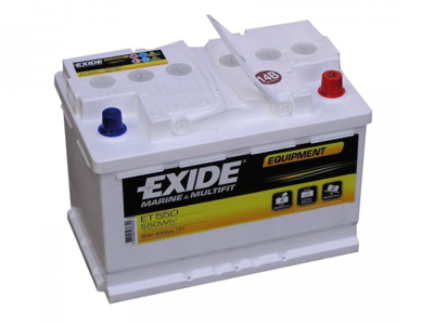 Battery 12V  80Ah EXIDE EQUIPMENT ET550
