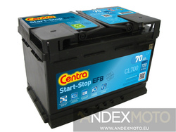 Akumulator 12V 70Ah CENTRA START-STOP EFB CL700