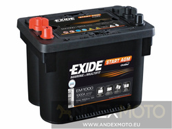 Akumulator 12V  50Ah EXIDE START AGM EM1000