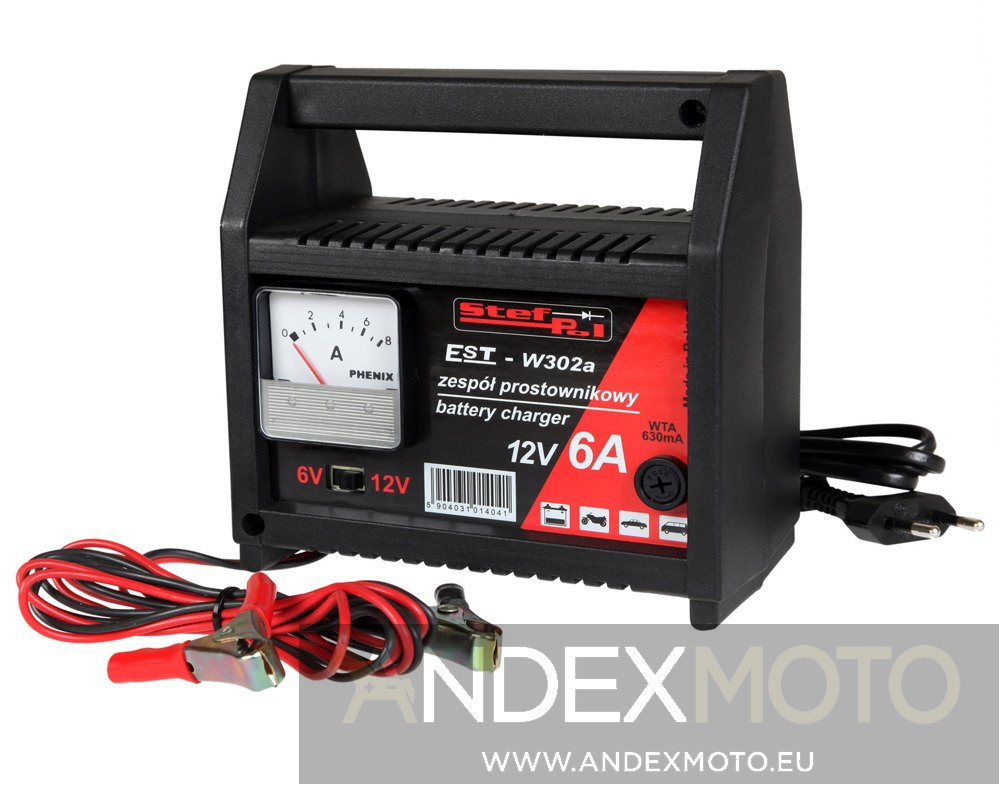 Prostownik ESTW302A 6V/12V 6A Andex.eu