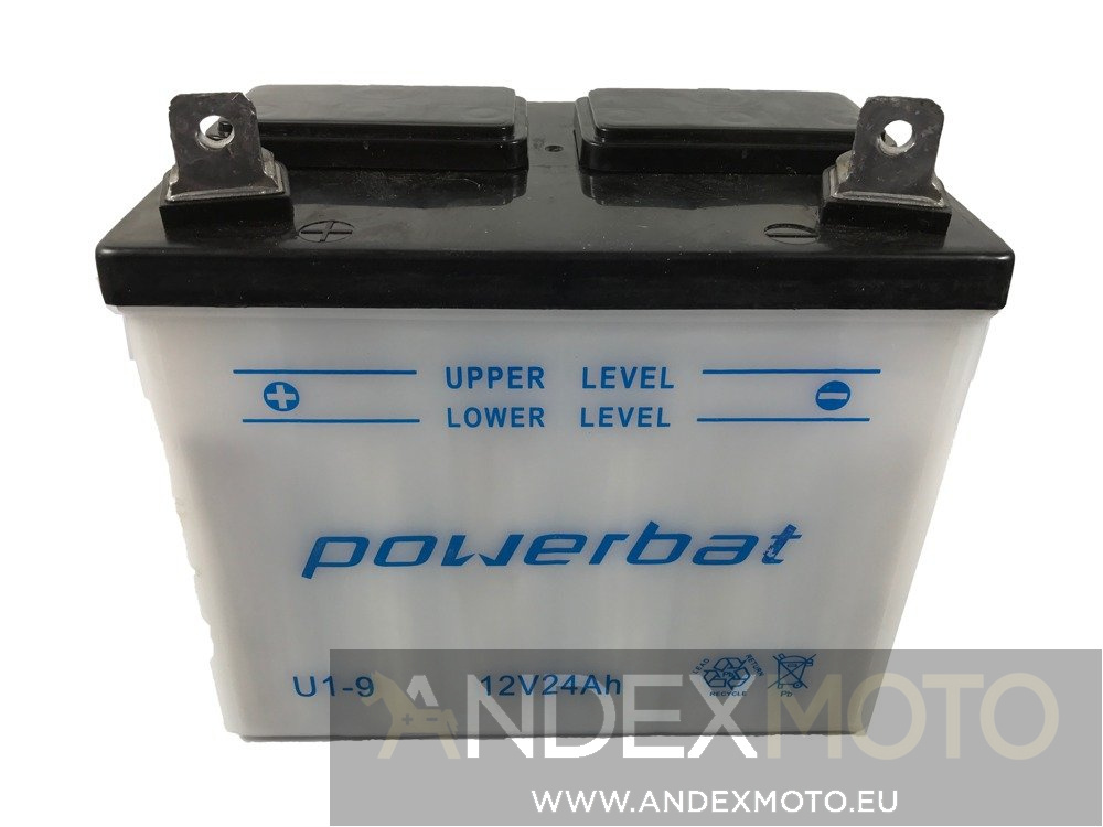 Akumulator 12V 24Ah POWERBAT U1-9