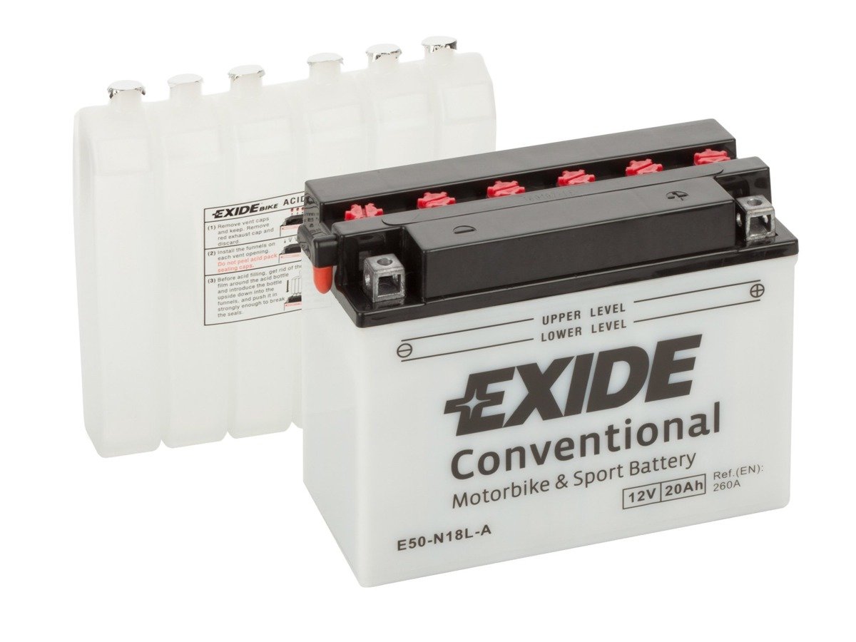 Akumulator EXIDE E50-N18L-A Y50-N18L-A C50-N1 20Ah
